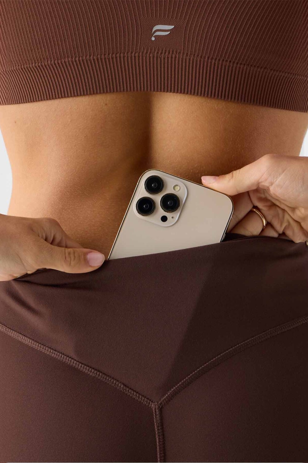 Leggings The No-Seam PureLuxe TLC Mujer Cacao