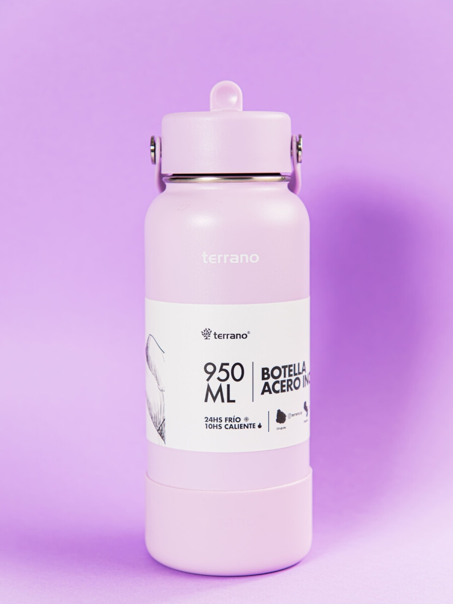 Botella Térmica con Pico 950mL. - Lila 
