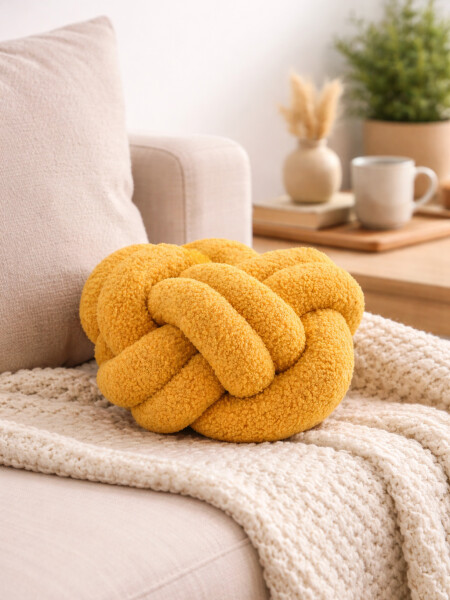 ALMOHADON OVILLO MOSTAZA MOSTAZA