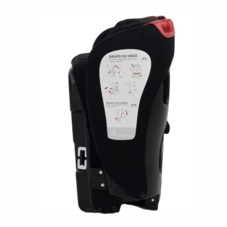 Silla butaca para auto Bebesit Smart plegable con posavaso hasta 36kg Gris