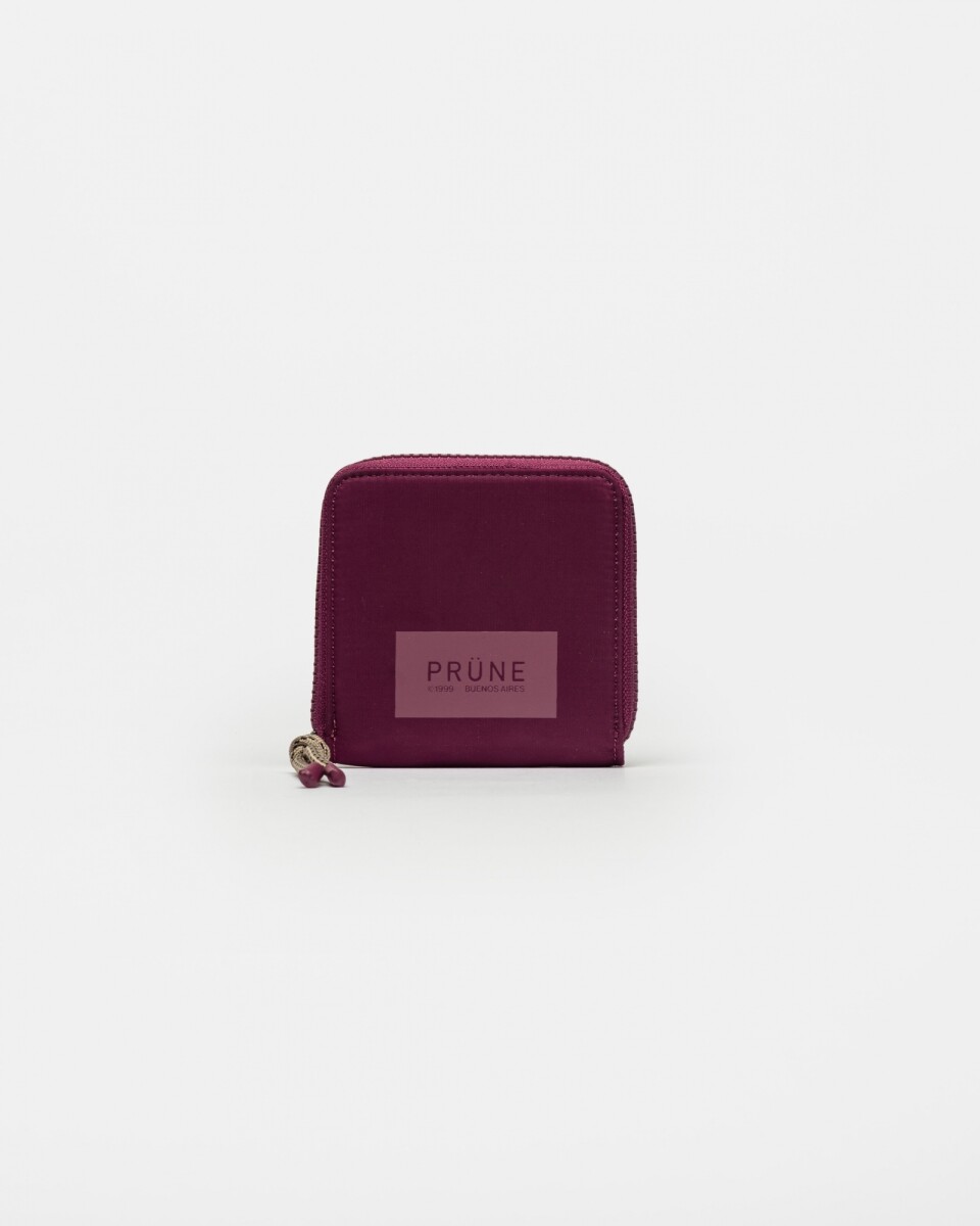 Billetera Azami en Nylon - Bordeaux 