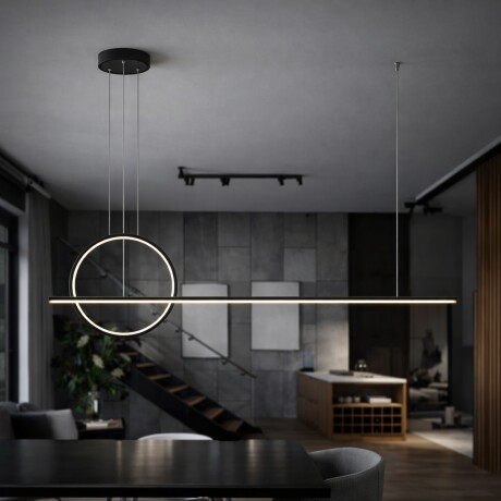 Colgante Led linea y anillo 49W Dimerizable Colgante Led linea y anillo 49W Dimerizable