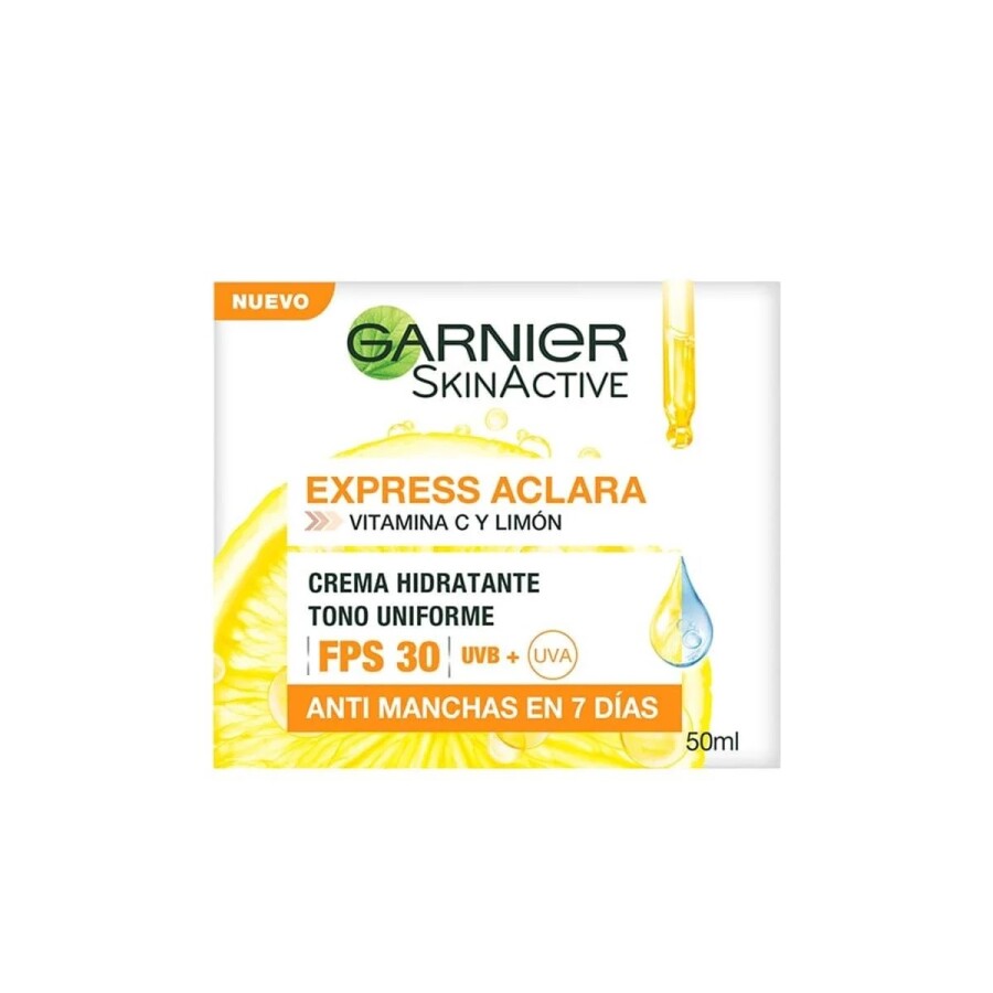Crema Hidratante Aclarante FPS – Express Aclara Garnier Crema Hidratante Aclarante FPS – Express Aclara Garnier