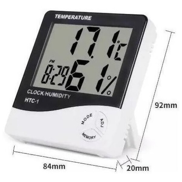 Medidor Temperatura Y Humedad Reloj Digital Varias Funciones Medidor Temperatura Y Humedad Reloj Digital Varias Funciones