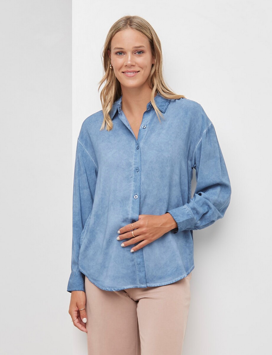 Camisa Solid - Azul 