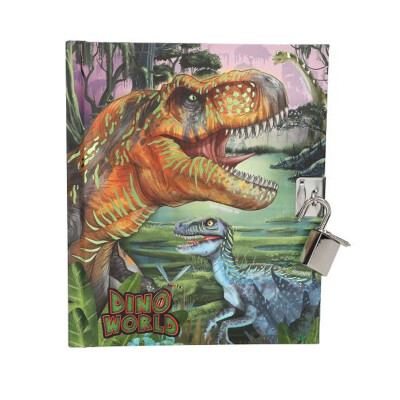 Diario Íntimo con candado Dino World Diario Íntimo con candado Dino World