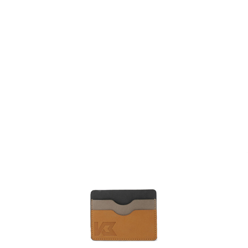 Billetera N+ Tarjetero Roni Camel - Beige - Negro