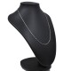 Cadena Forcet En Platino Con Cierre En Oro 18K Blanco. Largo 40 Cm Cadena Forcet En Platino Con Cierre En Oro 18K Blanco. Largo 40 Cm