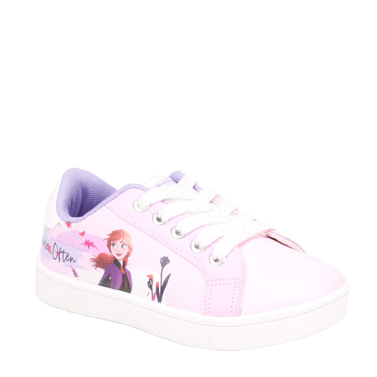 Championes Infantiles Disney Frozen Wander - Rosado - Blanco - Lila 