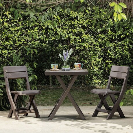 Set de mesa y 2 sillas plegables Rimax en plástico Set de mesa y 2 sillas plegables Rimax en plástico