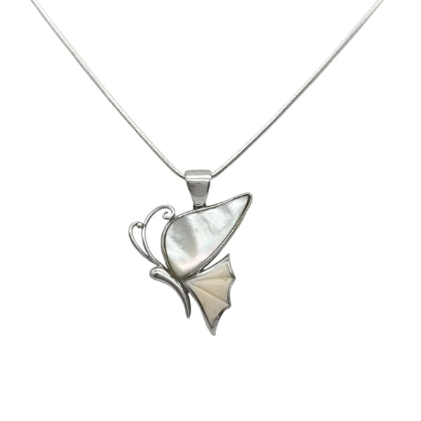 Dije Colgante Mariposa- Plata 925-Nacar-CP4061 conpiedra