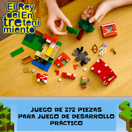 Lego Minecraft 21179 Juego La Casa Champiñón 272pcs Lego Minecraft 21179 Juego La Casa Champiñón 272pcs