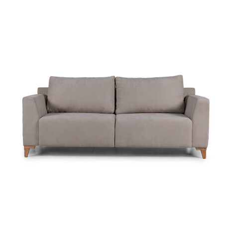 Sofá Gino - Microfibra - 3 cuerpos TC 1010 (Beige)