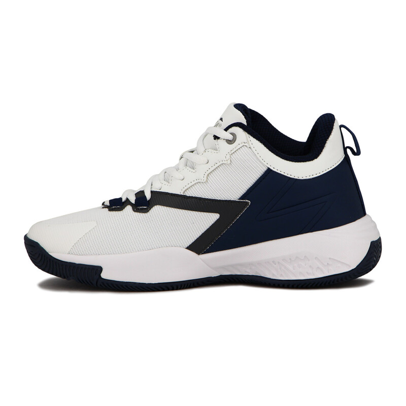 Avia Zapatillas Basket Acordonadas Para Hombre Acero- White/Navy Blanco-Marino