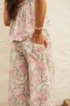 PANTALON LLORET LILAC PEONIES PANTALON LLORET LILAC PEONIES