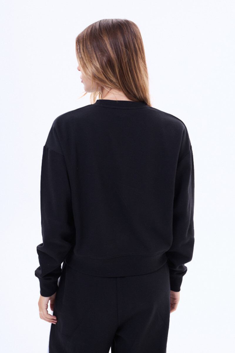 Buzo de felpa Bello Negro