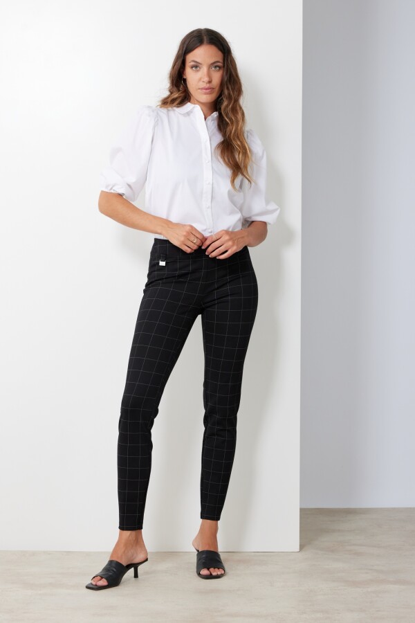 Pantalon Cuadros NEGRO/BLANCO