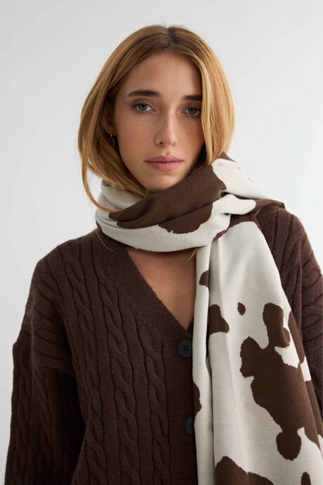 BUFANDA ALMA Marrón
