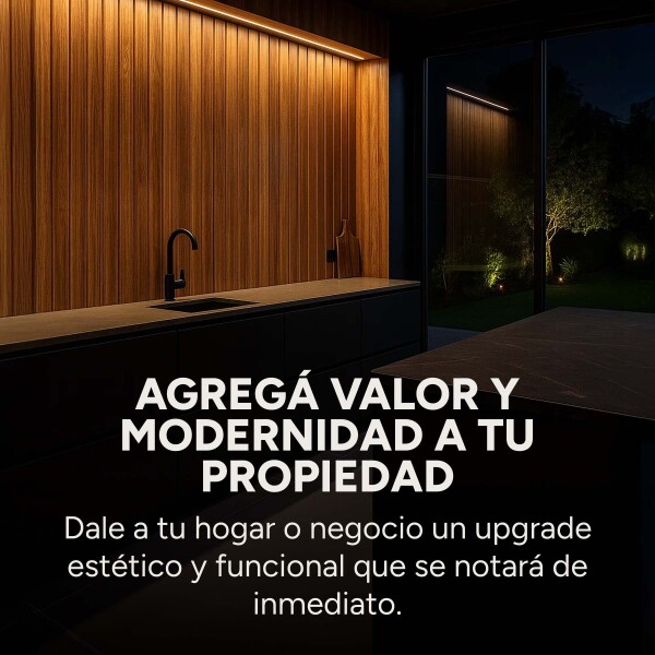 Pack x20 Wpc Simil Madera Wall Panel Lambrin 2.90x16.7 Color Marron Madera