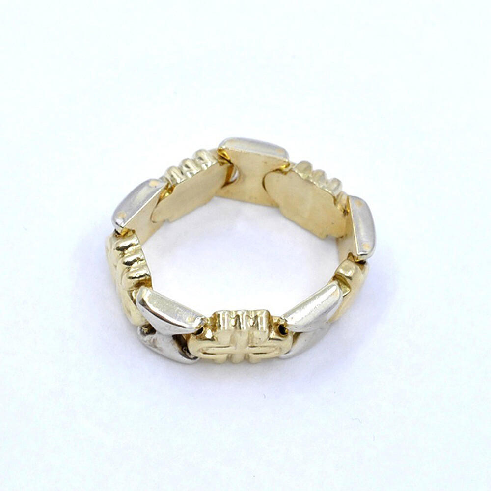 Anillo En Oro 18K De 2 Tonos Anillo En Oro 18K De 2 Tonos
