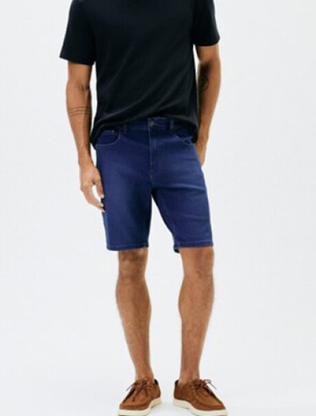 BERMUDA DE JEANS AZUL