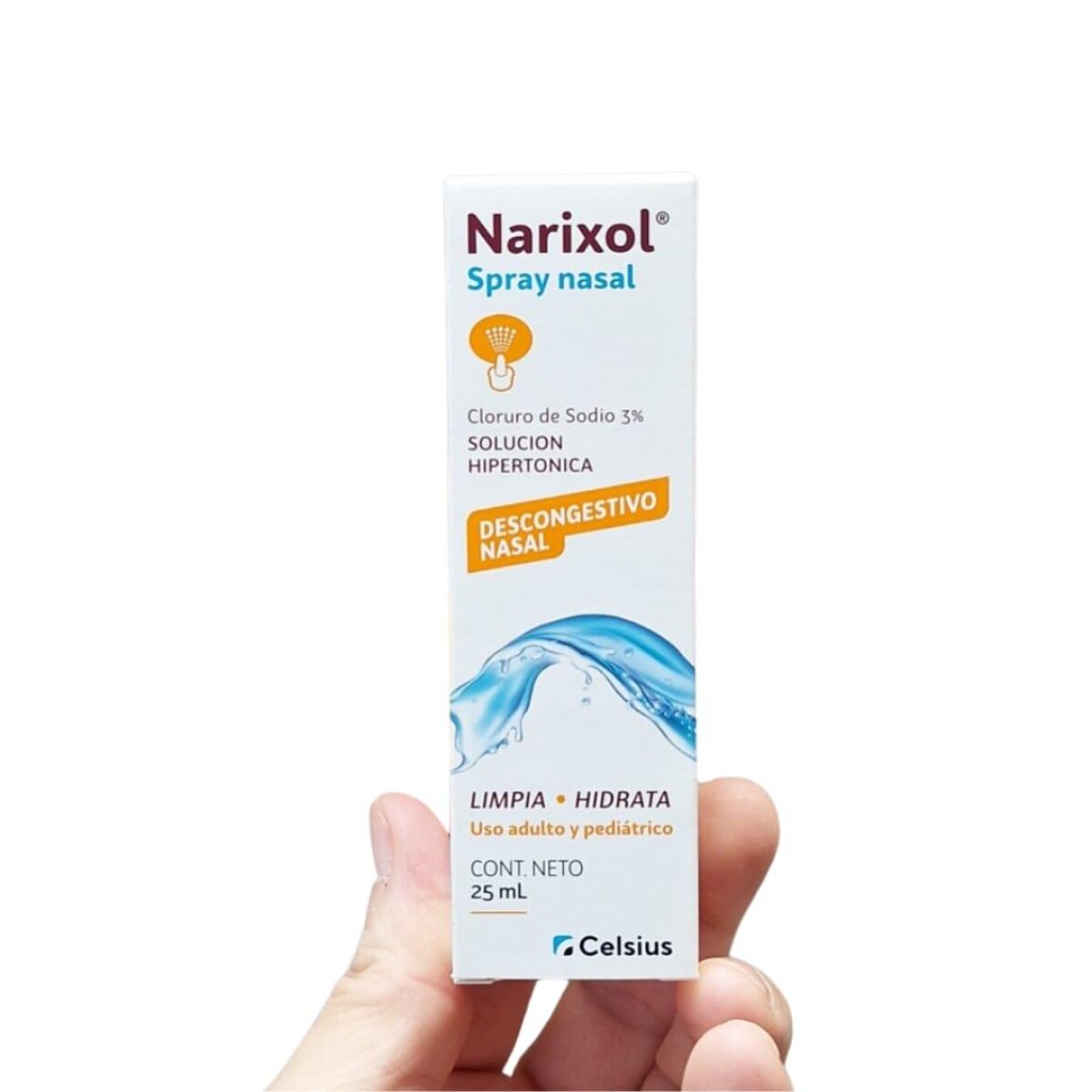 Solución Salina Narixol 25 ml Spray Nasal - Celsius 