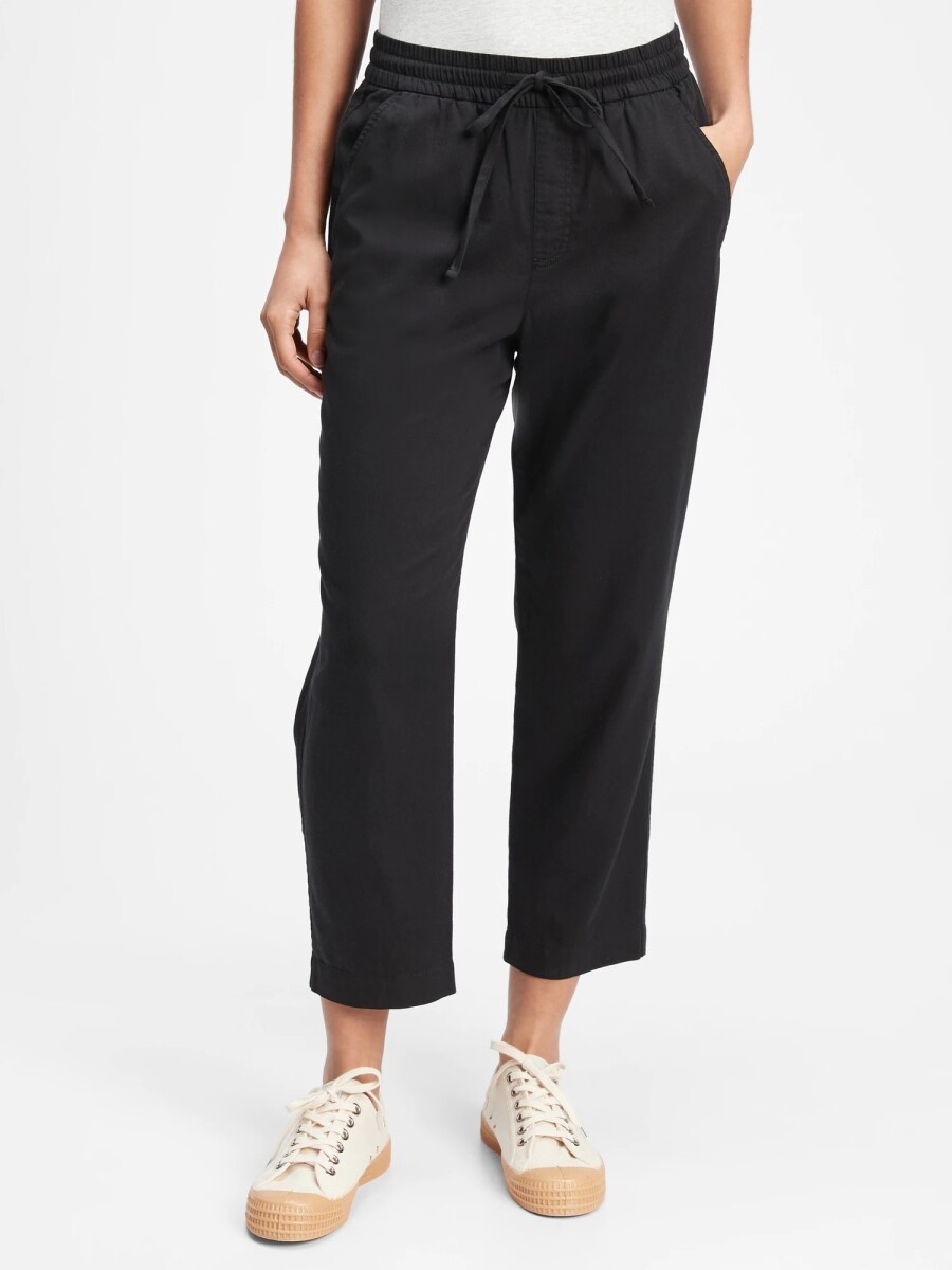 V-EASY PANT SOLID - TRUE BLACK 