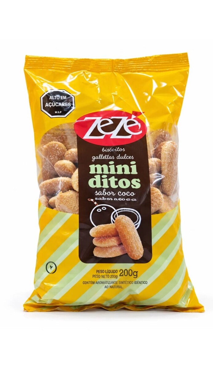 GALLETITA ZEZE MINIDITOS (01) COCO 200GRS 