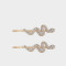 Horquillas Set Animalito Set De Horquillas Serpiente - Combinacion Bicolor