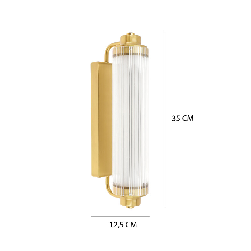 LUMINARIA DE PARED MOL Luminaria de Pared Mol Brass