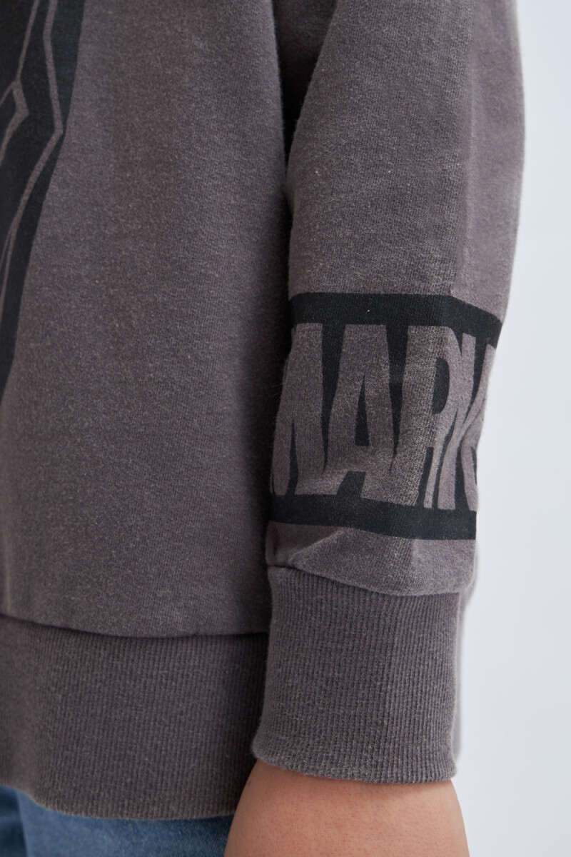 Hoodie deportivo liviano Ironman Marvel - Gris