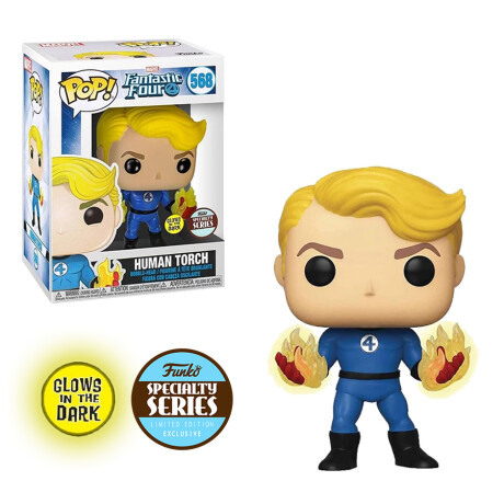 Human Torch Fantastic Four (Specialty Series Glows in the Dark) - 568 Human Torch Fantastic Four (Specialty Series Glows in the Dark) - 568