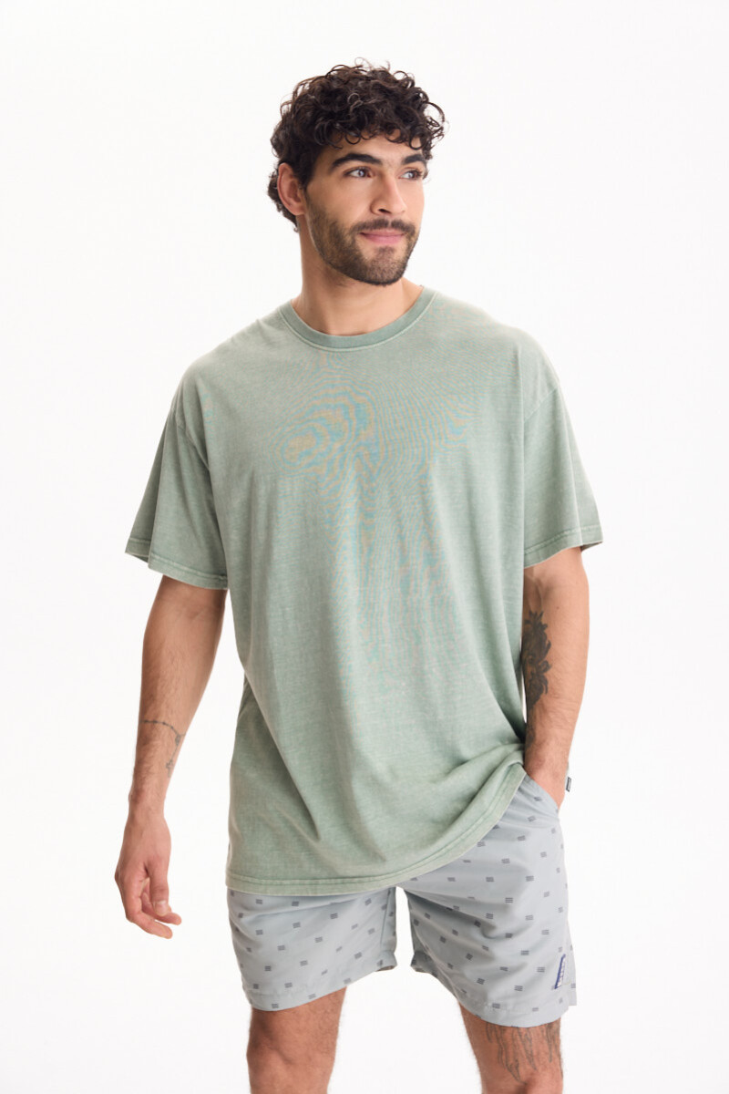 Remera Downtown Verde Oliva