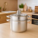 Olla Pastera Acero Inoxidable 4 Piezas Cuori 8 litros Olla Pastera Acero Inoxidable 4 Piezas Cuori 8 litros