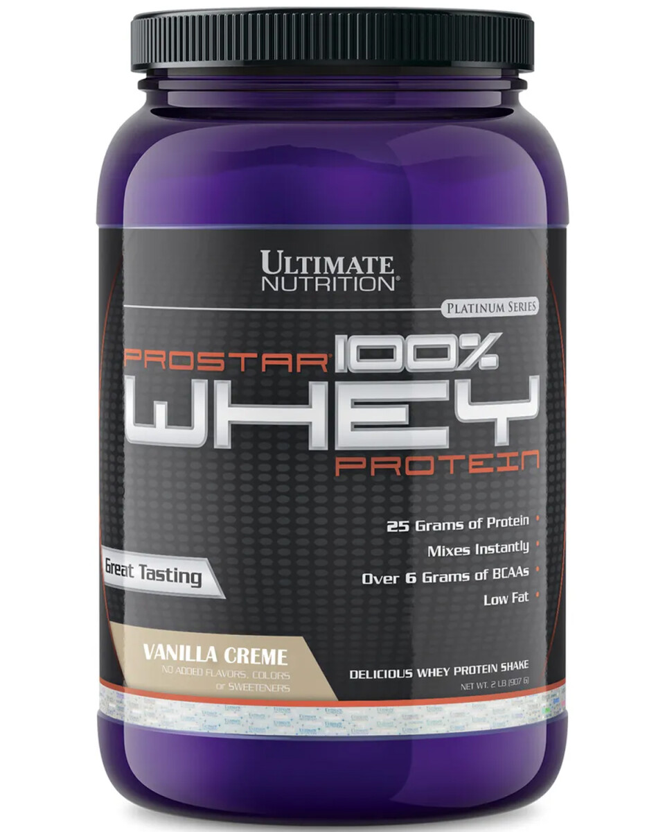 Suplemento Prostar 100% Whey Protein Ultimate Nutrition 2Lb - Vainilla 