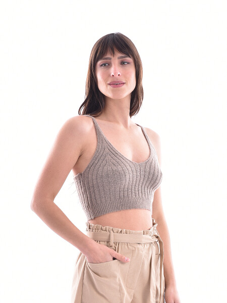 MUSCULOSA TEJIDA JOSEFINA OLIVA