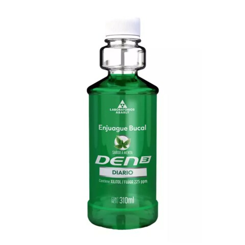 Enjuague Bucal Den3 Diario Menta 310ml Enjuague Bucal Den3 Diario Menta 310ml