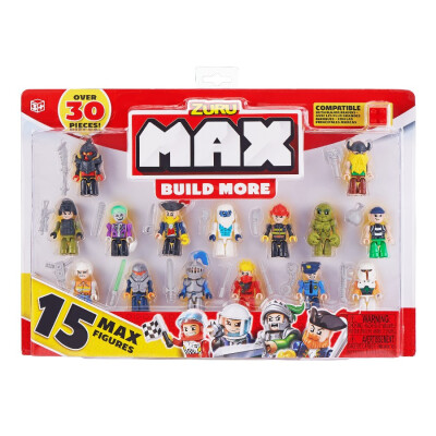 Set 15 Mini Figuras Max Build More Zuru Set 15 Mini Figuras Max Build More Zuru
