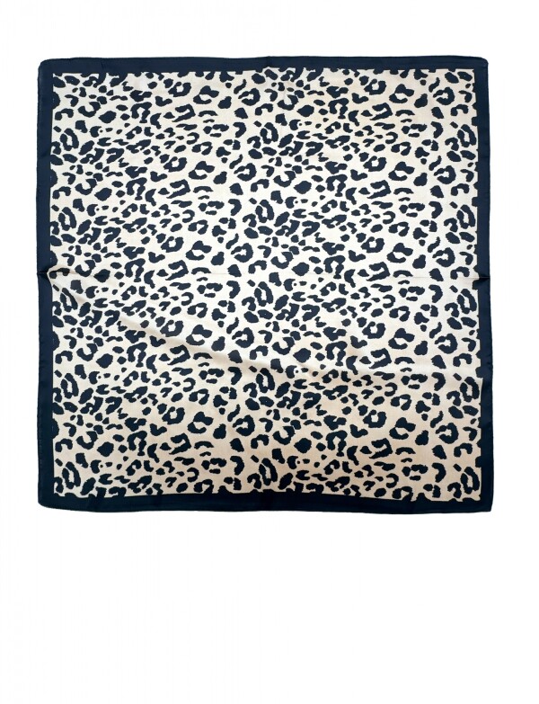 Pañuelo Animal Print NEGRO/BEIGE