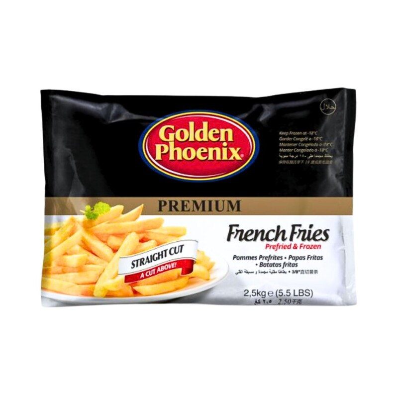 Papas fritas Premium Golden Phoenix - 2,5 kg Papas fritas Premium Golden Phoenix - 2,5 kg