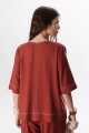BLUSA LINO EVA ROJO