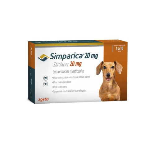 SIMPARICA (5 A 10 Kg) (cada comprimido) Simparica (5 A 10 Kg) (cada Comprimido)
