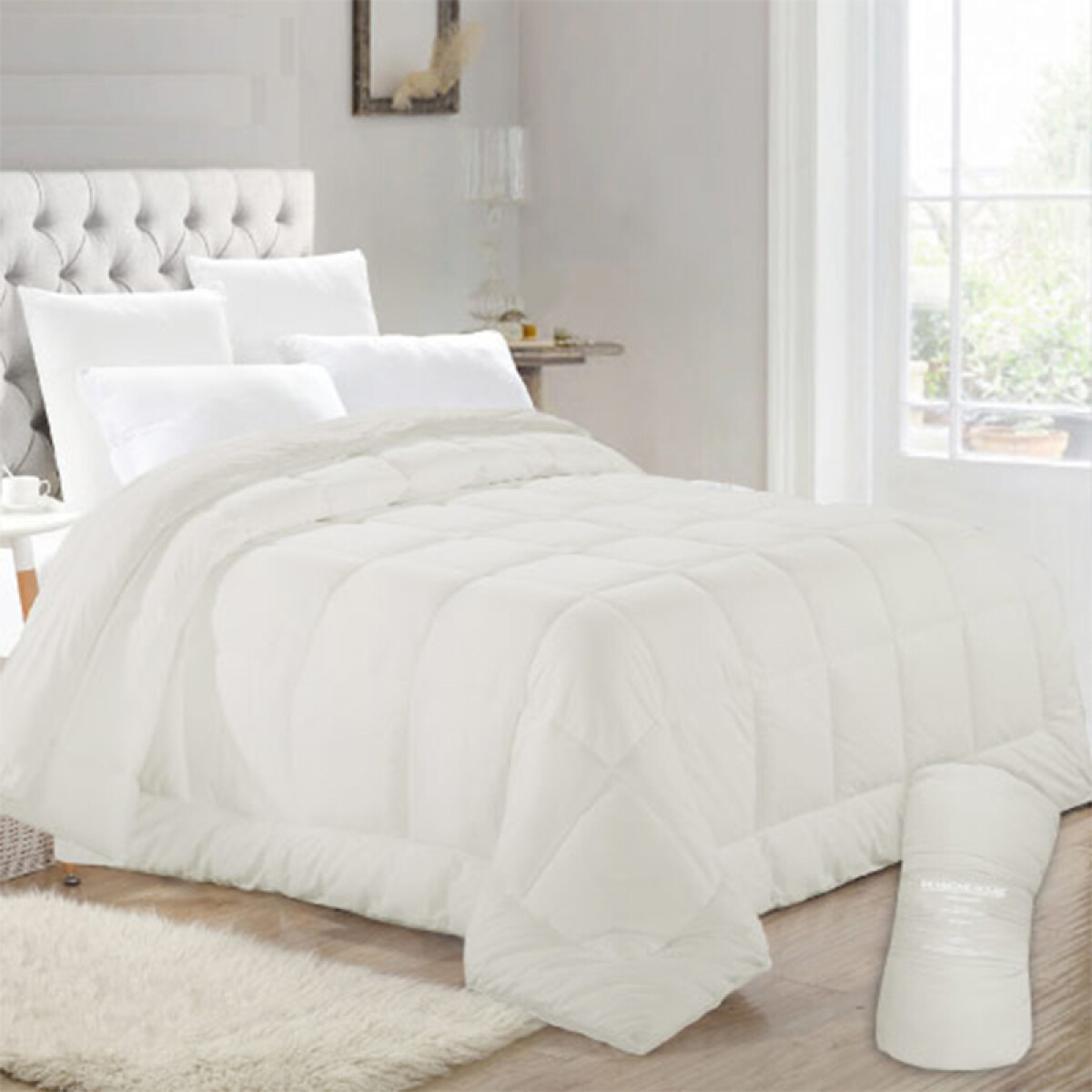Acolchado King Richmond House 240 x 260 cm - MANTECA 