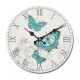 Reloj de pared mdf D28,8x3,5 cm MARIPOSAS