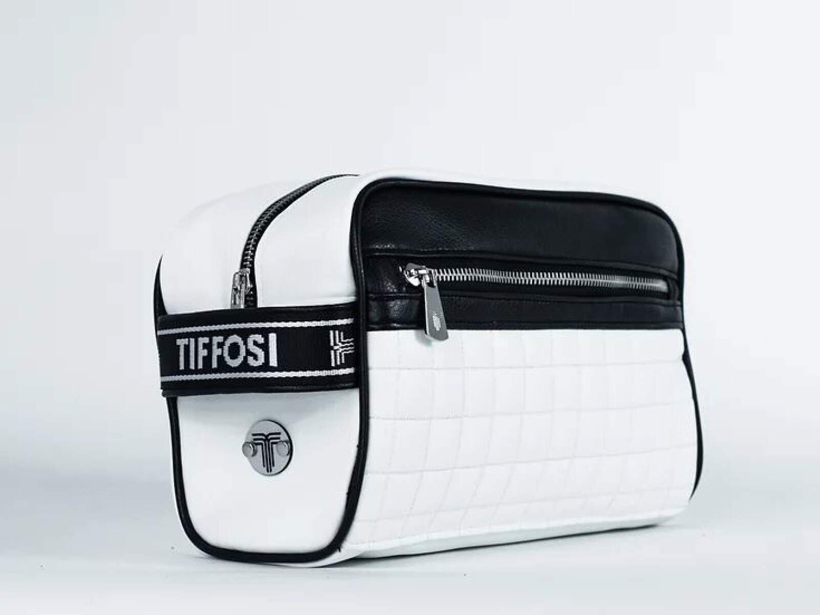 Necessaire Tiffosi Cuadrille - Blanco - Negro 