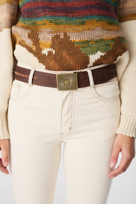 Cinturon Solar Marron