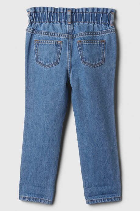 Jean Mom Disney Toddler Niña Medium Wash