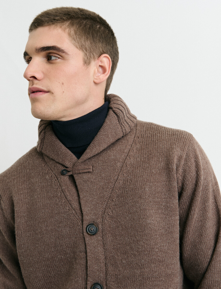 470663 CARDIGAN HARRY Marron