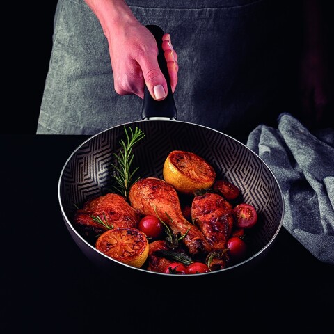 Sartén hondo modelo "PARIS", Ø24cm -TRAMONTINA TR5601