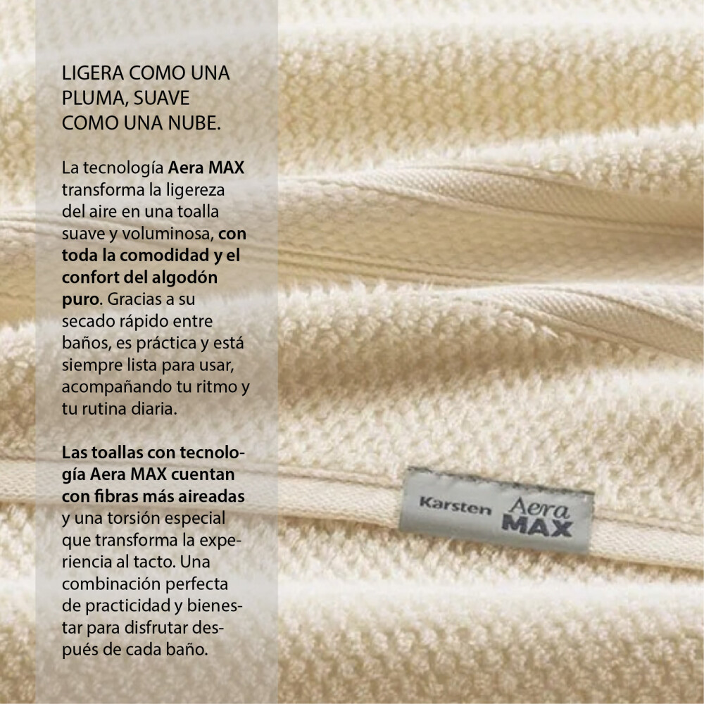 Toalla De Baño 80 x 150 Nuvia 100% Algodón - Karsten Beige